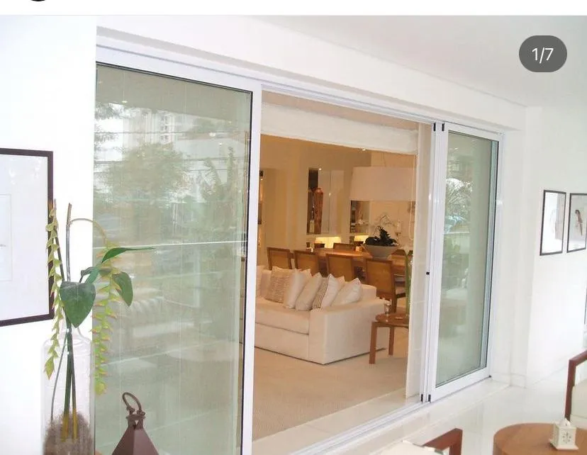 Janelas de vidro de correr para varanda