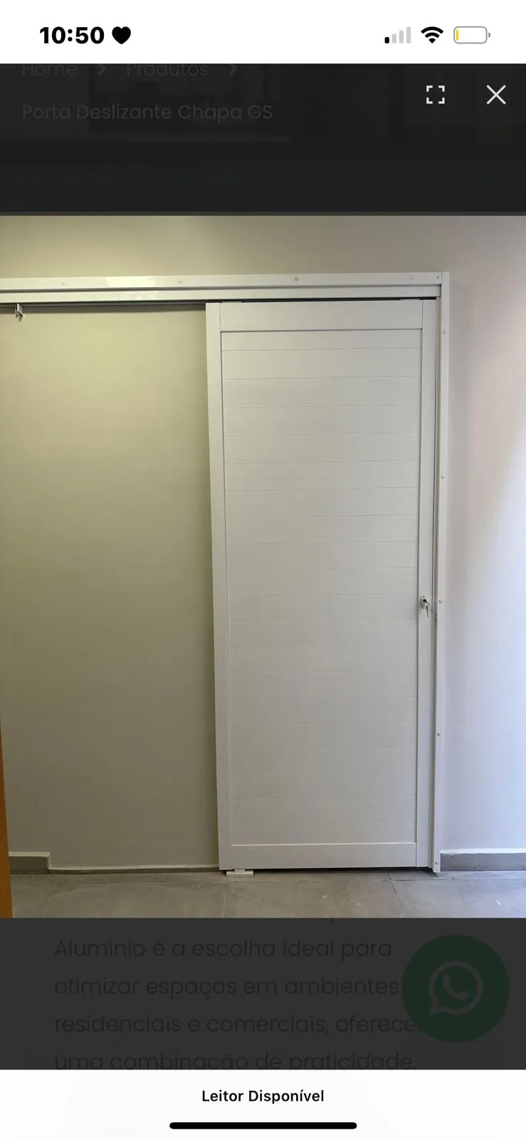 Porta de correr para cozinha